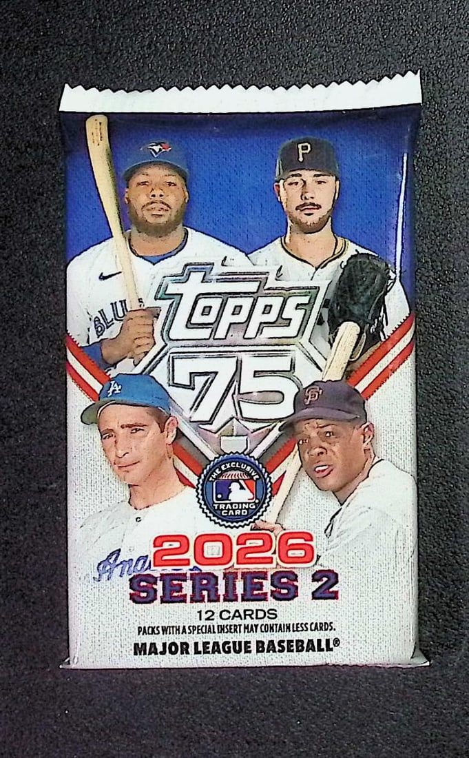 2026 Topps Series 2 Baseball 75th Anniversary BLASTER BOX PACK (1 of 1)