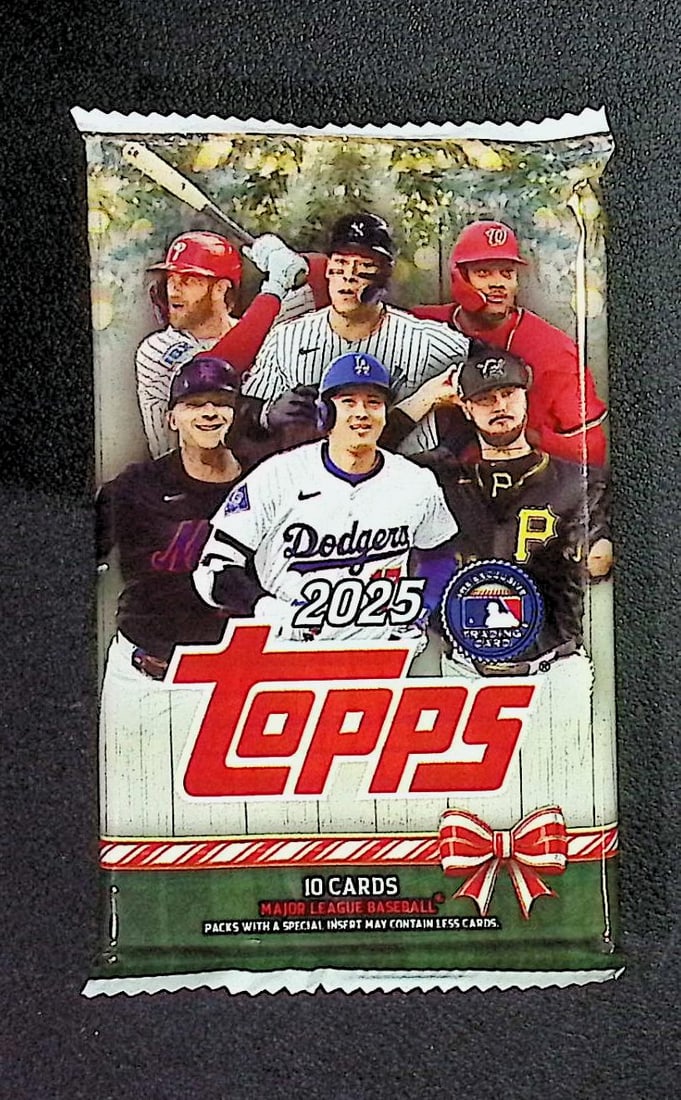 2025 Topps Baseball Holiday MEGA BOX PACK: Factory Sealed Topps Baseball MLB Trading & Sports Cards, Rookie Cards in this set are James Wood, Dylan Crews, Speckled, SP, SSP, Variations, Autographs, Chrome, Refractors, 1976 Topps, Sports Cards 