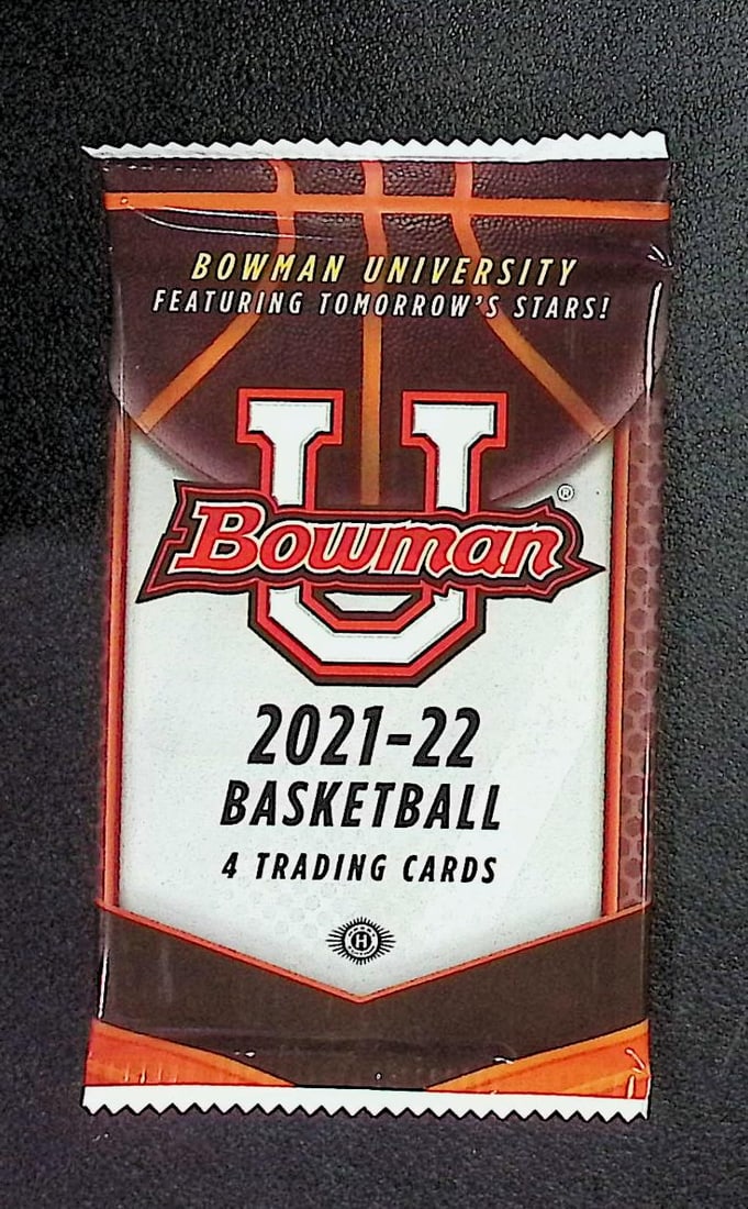 2021-'22 Bowman U Basketball Hobby Box Pack: Bowman Basketball NBA Trading & Sports Cards, Sports Cards for Sale Near Me, Champion and Hall of Fame Players, Auction Lots for Sale On Line