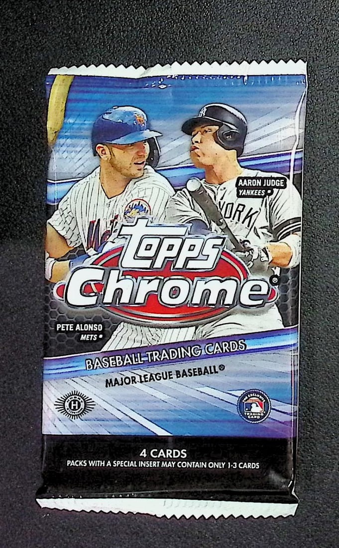 2020 Topps Chrome Baseball Card HOBBY BOX PACK Sports Cards MLB Trading Cards (1 of 1)
