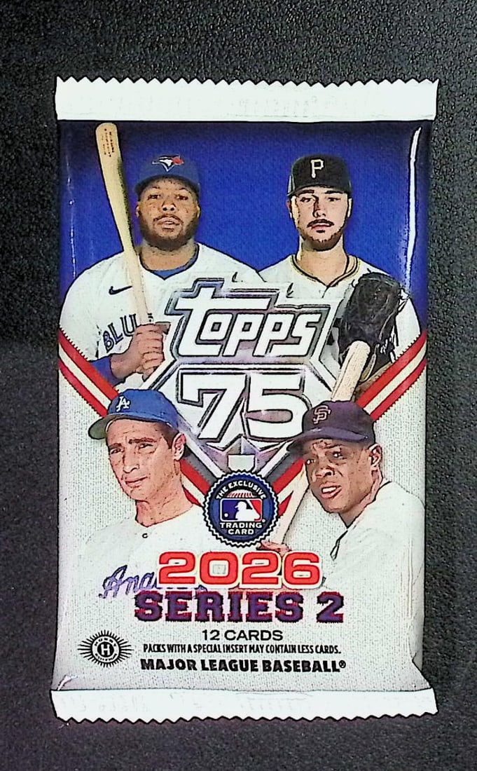 2026 Topps Series 2 Baseball 75th Anniversary HOBBY BOX PACK (1 of 1)