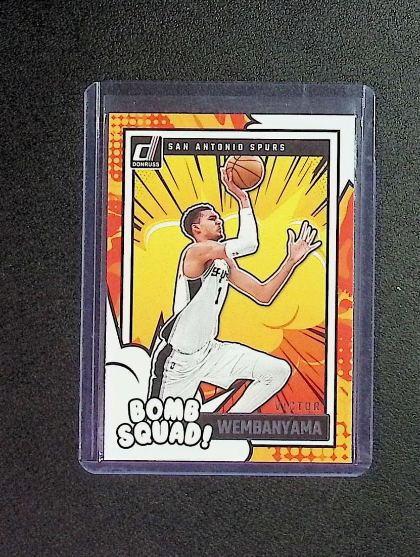 Victor Wembanyama Bomb Squad 2024-25 Donruss #6 San Antonio Spurs (1 of 2)