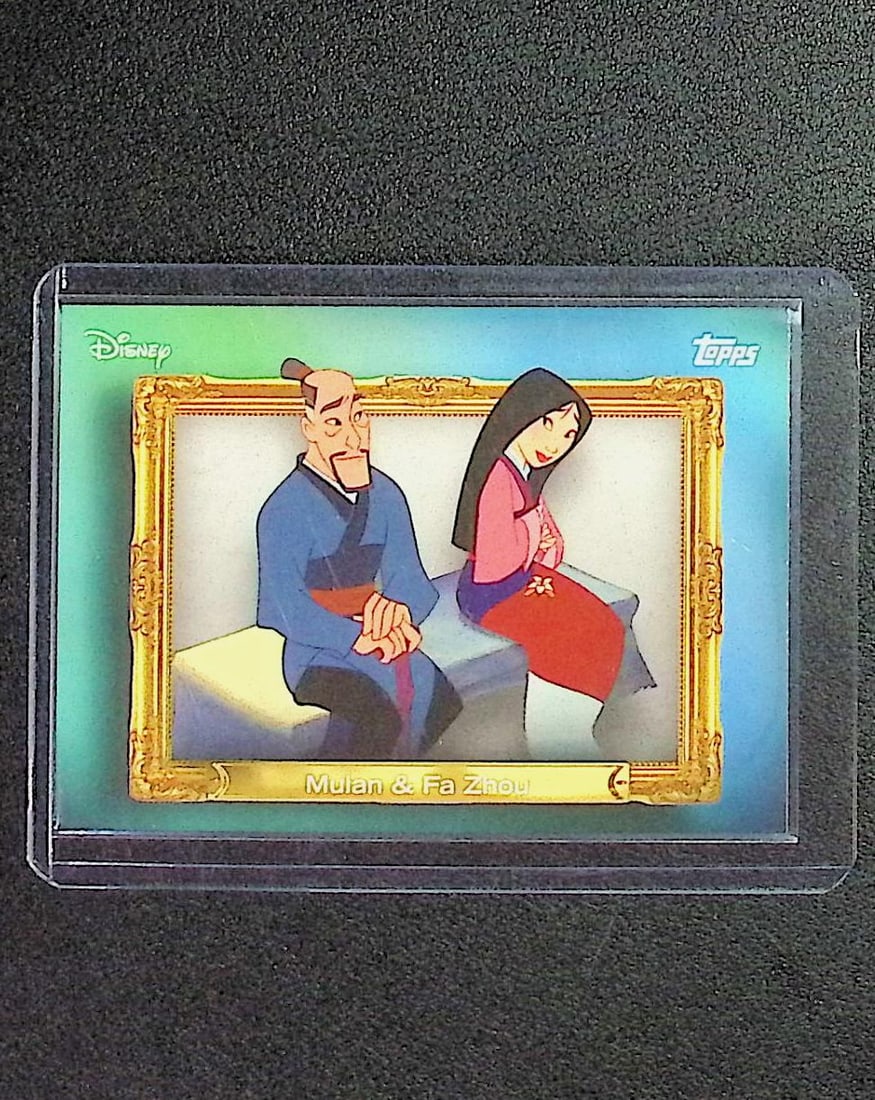 Mulan & Fa Zhou 2026 Topps Disney Neon #FF-6 (1 of 2)