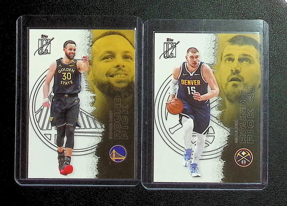 Steph Curry & Nikola Jokic 2025-26 Topps Signature Class Basketball Card Lot: Topps Basketball NBA Trading & Sports Cards, Sports Cards for Sale Near Me, Chrome, Refractor, SP, SSP, Valuable Auction Memorabilia Lots Sold On Line, NBA Championship & Hall of Fame Player Cards