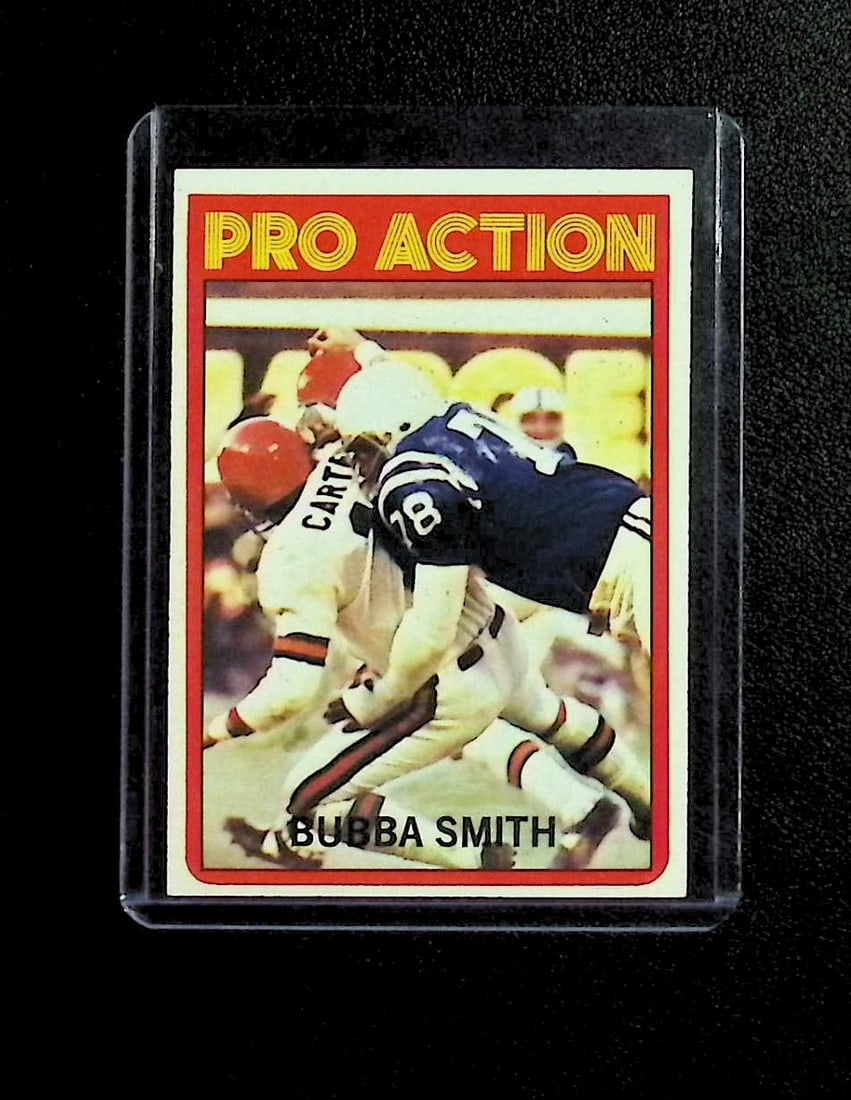 Bubba Smith Pro Action 1972 Topps #127 Vintage Football Card (1 of 2)