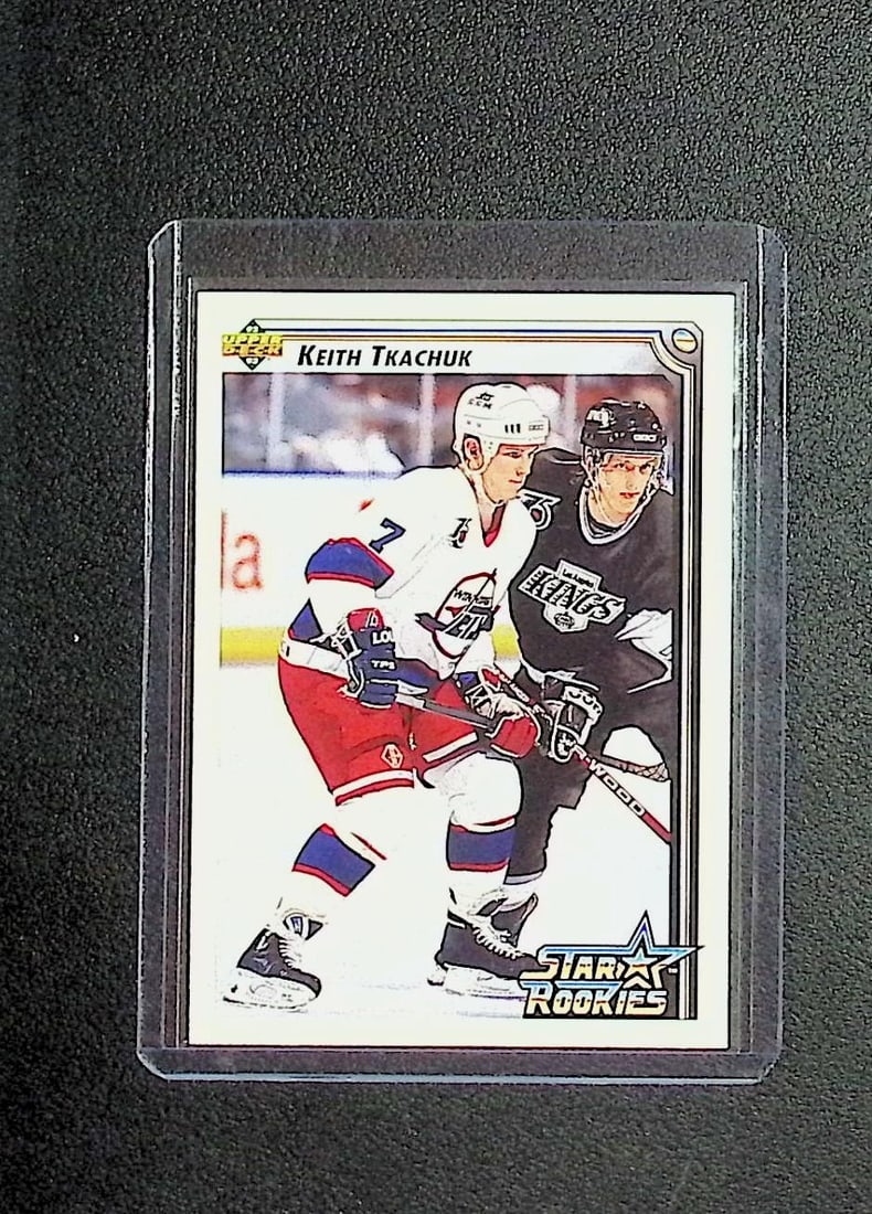 Keith Tkachuk Star Rookies 1992-93 Upper Deck #419 Winnipeg Jets (1 of 2)