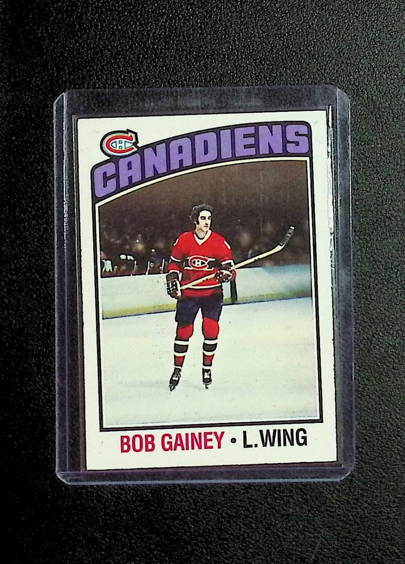 Bob Gainey 1976-77 Topps #44 Montreal Canadiens (1 of 2)