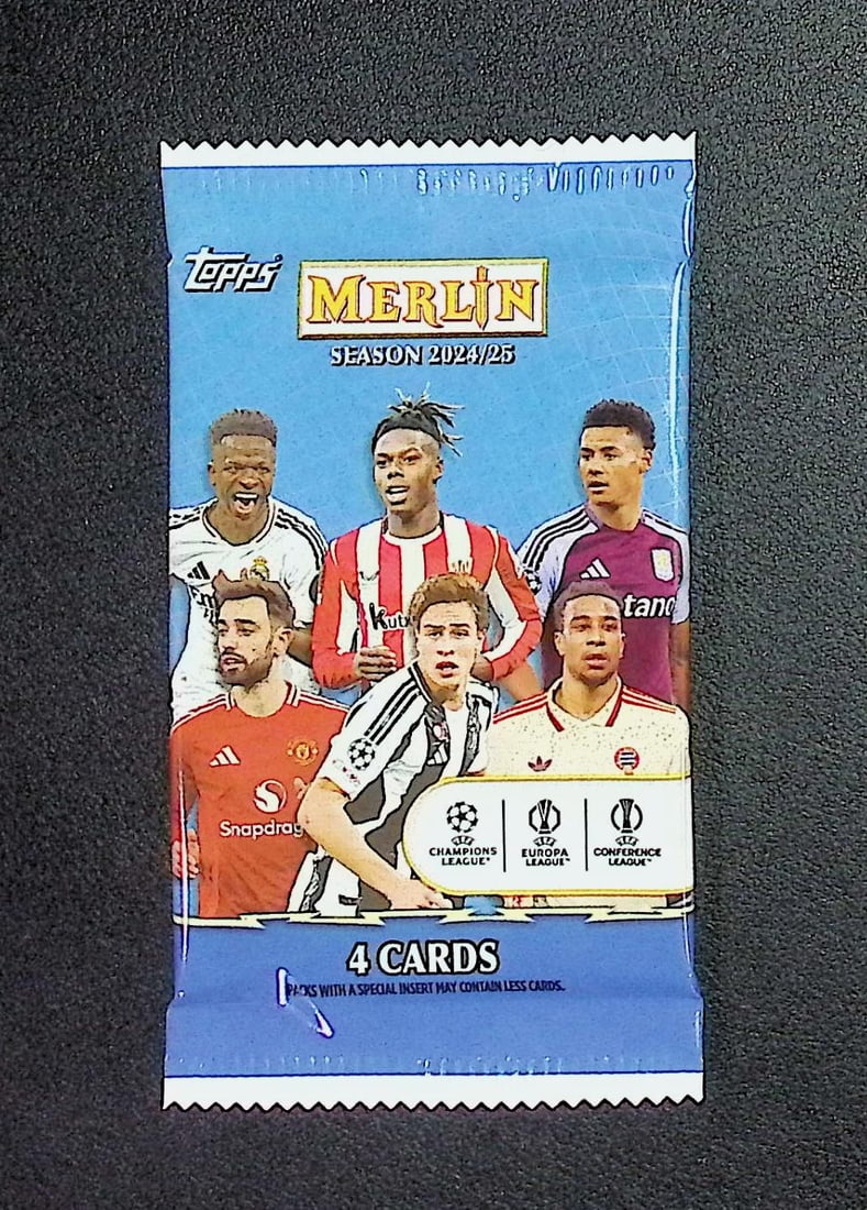 2024-25 Topps Merlin Soccer Factory Sealed Blaster Box Pack: Champion's, Europa, & Conference (1 of 1)