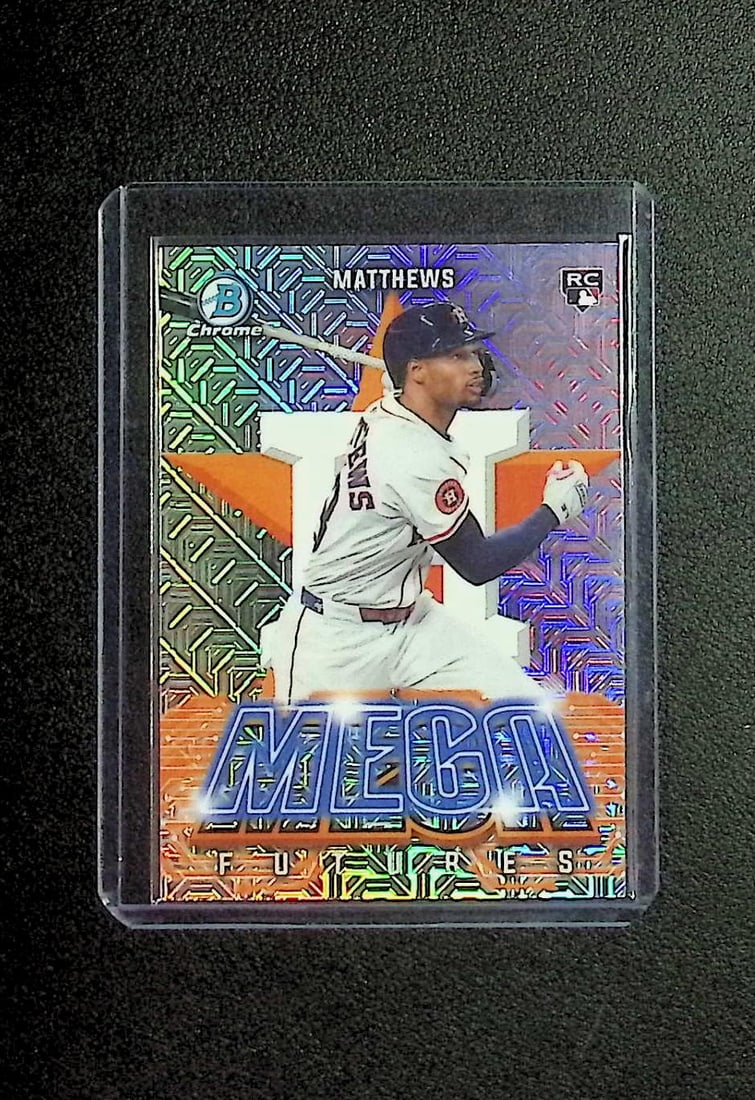 Brice Matthews Rookie Mega Futures SP 2026 Bowman Chrome #MF-8 Houston Astros (1 of 2)