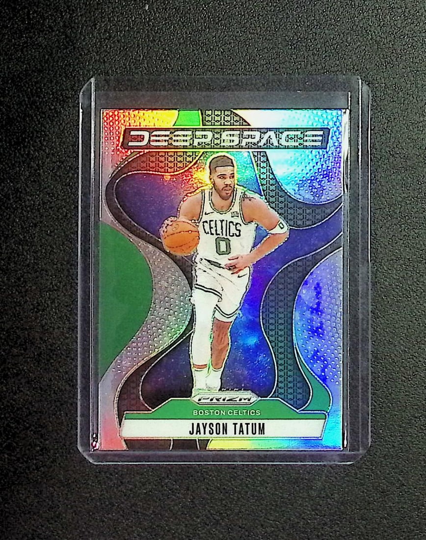 Jayson Tatum Deep Space Silver Prizm 2024-25 Panini Prizm #7 Boston Celtics: Panini Select, Prizm, Mosaic, Contenders, Revolution, Phoenix, NBA Hoops, Rookie NFL Sports Trading Cards, Silver, SP, SSP, Wave Prizms, Numbered Cards, Basketball sports Cards for Sale Near Me, NBA C