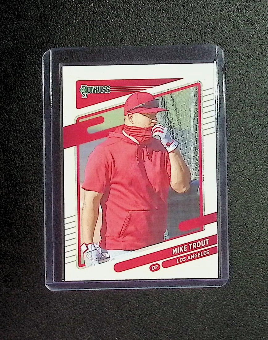 Mike Trout 2021 Donruss #170 Los Angeles Angels: Donruss Baseball MLB Trading & Sports Cards, Sports Cards for Sale Near Me, Prizm, Mosaic, Select, SP, SSP, Auction Memorabilia Lots for Sale On Line, World Series & Hall of Fame Players, Diamond King