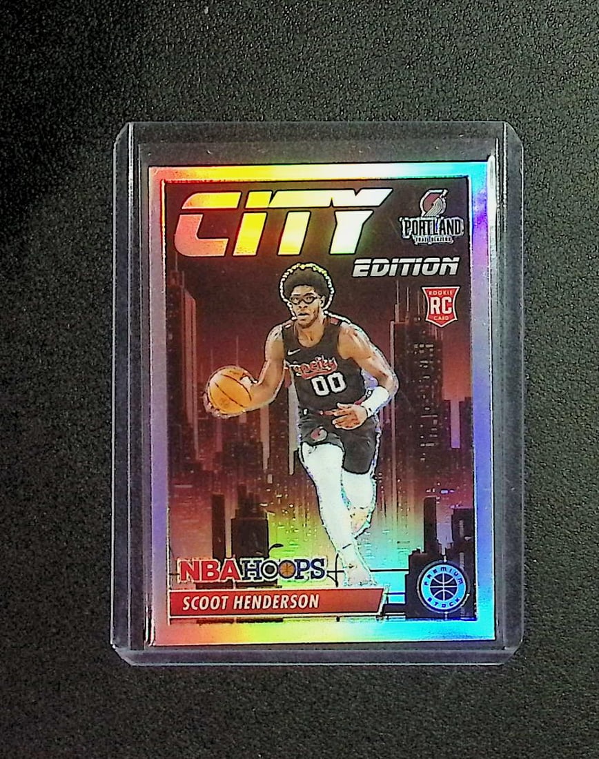 Scoot Henderson Rookie City Edition Silver Prizm 2023-24 Premium Stock #5 (1 of 2)