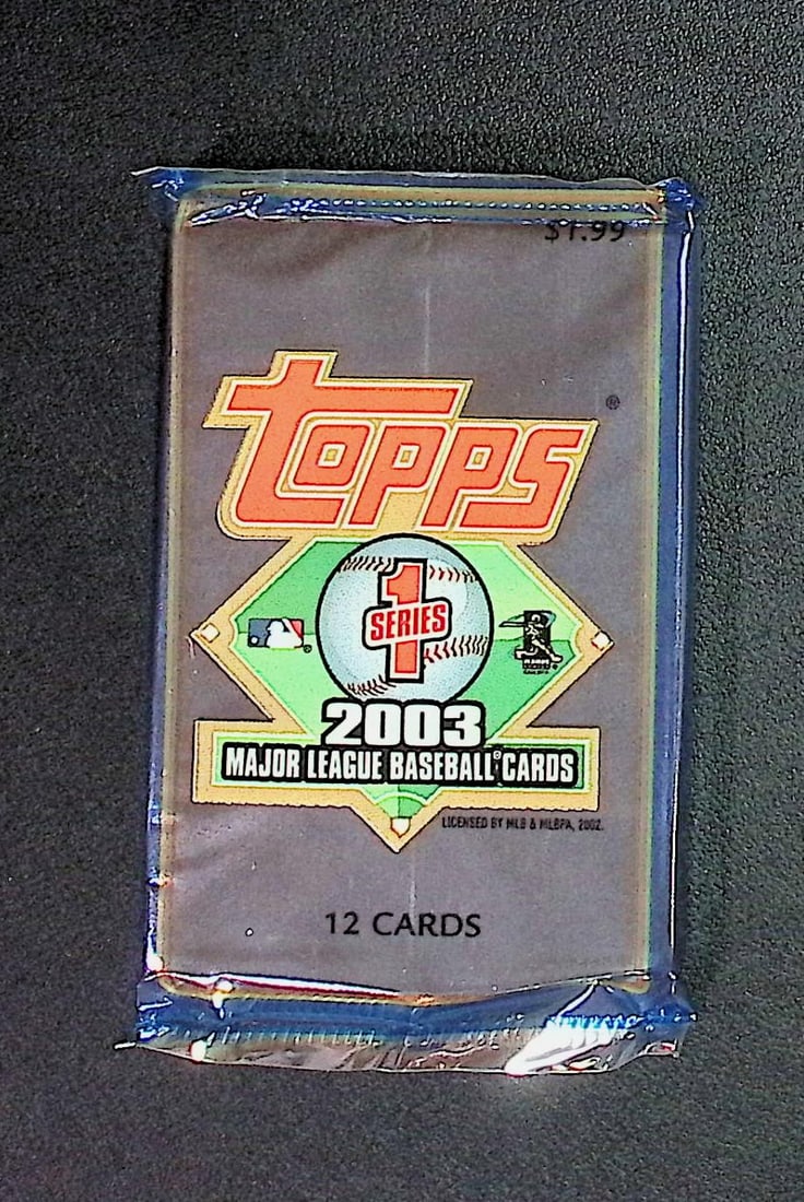 2003 Topps Series 1 Baseball Blaster Box Pack: Topps Series 1 Baseball MLB Trading & Sports Cards, Sports Cards for Sale Near Me, Auction Baseball Lots for Sale on Line, World Series & Hall of Fame Players