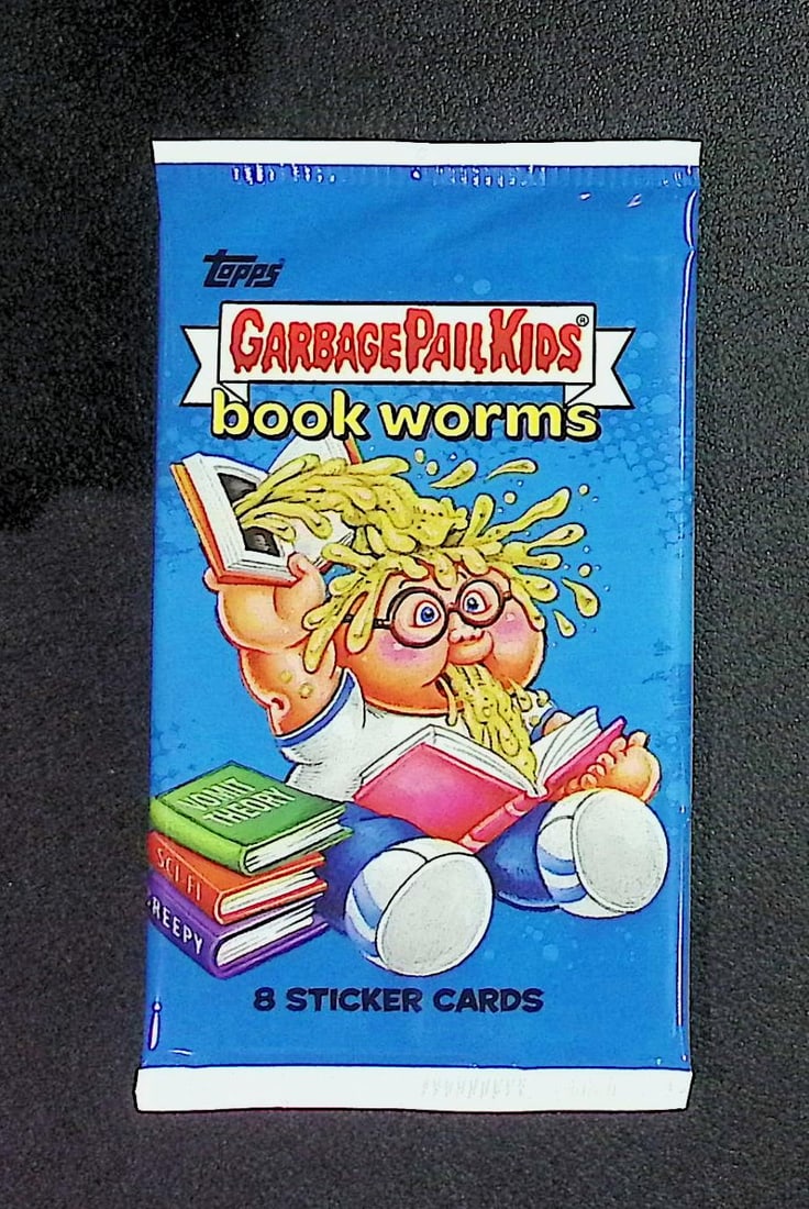2022 Gargage Pail Kids Bookworms Mega Box Pack: Numbered Cards, Wave Parallels, Topps Trading Cards Sold on Line, Auction Lots for sale on line, Trading Card Stickers