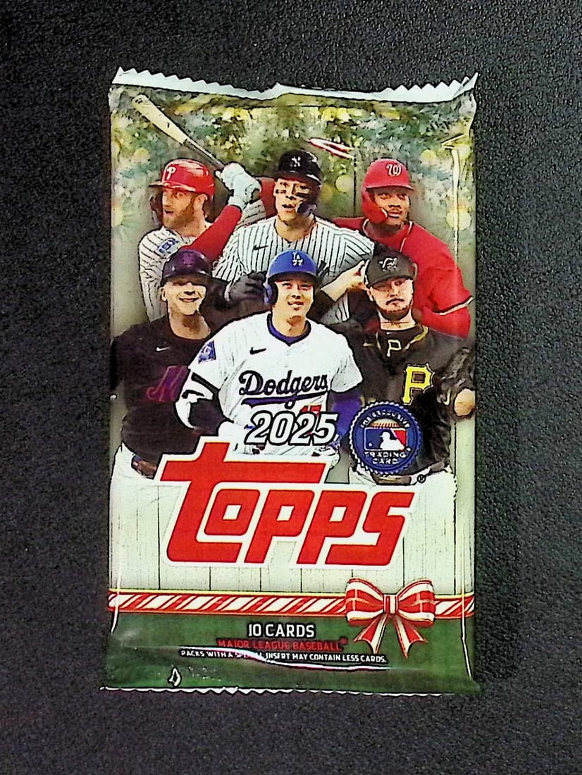 2025 Topps Baseball Holiday MEGA BOX PACK: Factory Sealed Topps Baseball MLB Trading & Sports Cards, Rookie Cards in this set are James Wood, Dylan Crews, Speckled, SP, SSP, Variations, Autographs, Chrome, Refractors, 1976 Topps, Sports Cards 