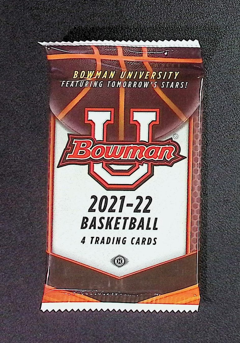 2021-'22 Bowman U Basketball Hobby Box Pack: Bowman Basketball NBA Trading & Sports Cards, Sports Cards for Sale Near Me, Champion and Hall of Fame Players, Auction Lots for Sale On Line
