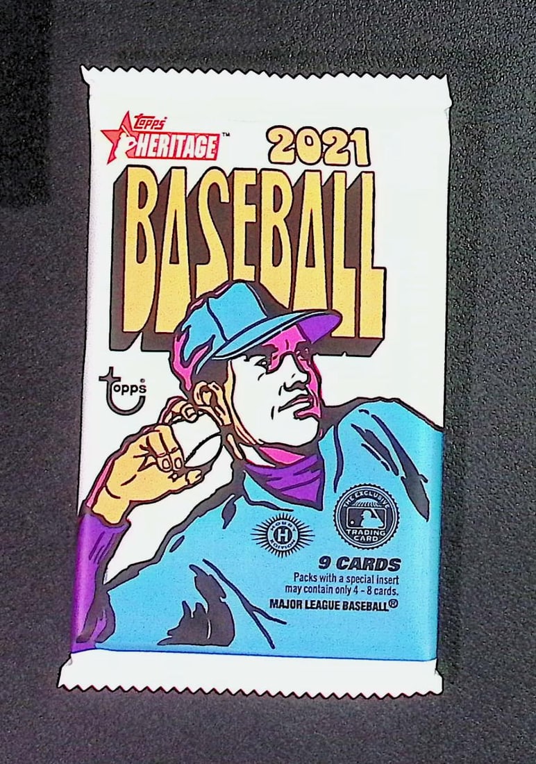 2021 Topps Heritage HOBBY BOX PACK Baseball Card Sports Cards: Topps Heritage Baseball MLB Trading & Sports Cards, Sports Cards for Sale Near Me, World Series & Hall of Fame Players, Auction Lots for Sale on Line, Shohei Ohtani, Sparkles, Rookie Cards, SP, SSP, N