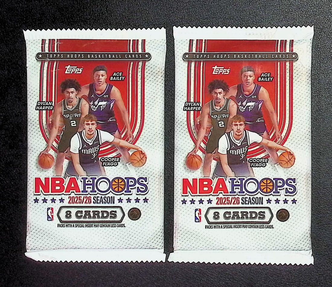 2 COUNT: 2025 Topps NBA Hoops Basketball BLASTER BOX PACKS: Cooper Flagg & Kon Kneuppel Rookie: Cooper Flagg & Kon Kneuppel Rookie Cards. Topps Basketball NBA Trading & Sports Cards, Rookie Cards in this set are Cooper Flagg, Dylan Harper, Ace Bailey, V J Edgecombe, Kon Knueppel , Autographs, Si
