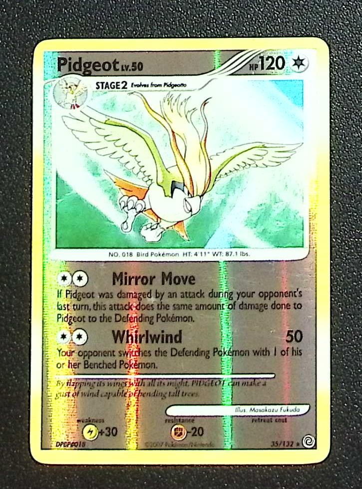 Pokemon Secret Wonders Pidgeot Reverse Holo #35 LP See Pics: Pokemon Trading Card Game Cards, Charizard, Pikachu, Mewtwo, Reverse Holo, Holo Rare, Secret Rare Cards, Full Art Cards, Eevee, Ultra Rare Card, Illustration Rare, Special Illustration Rare SIR