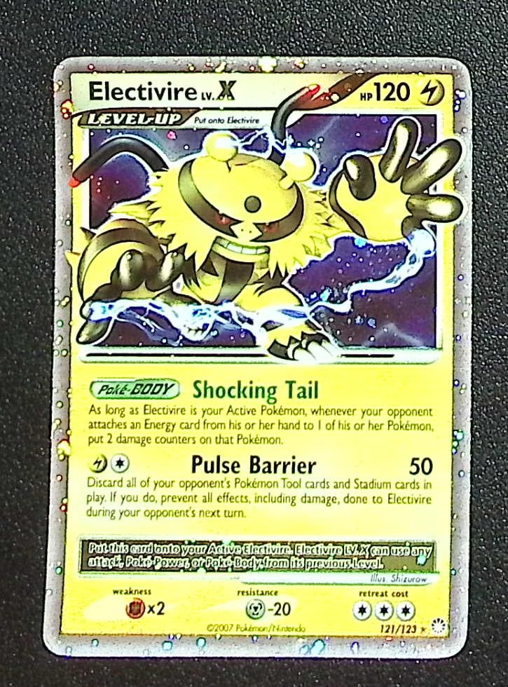 Pokemon Mysterious Treasures Electivire Lv. X Holo Rare #121 LP See Pics (1 of 2)