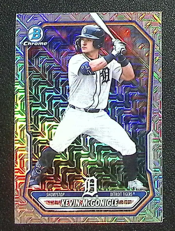 Kevin McGonigle Prospects Mojo Refractor 2026 Bowman Chrome #BCP-145 Detroit Tigers (1 of 2)