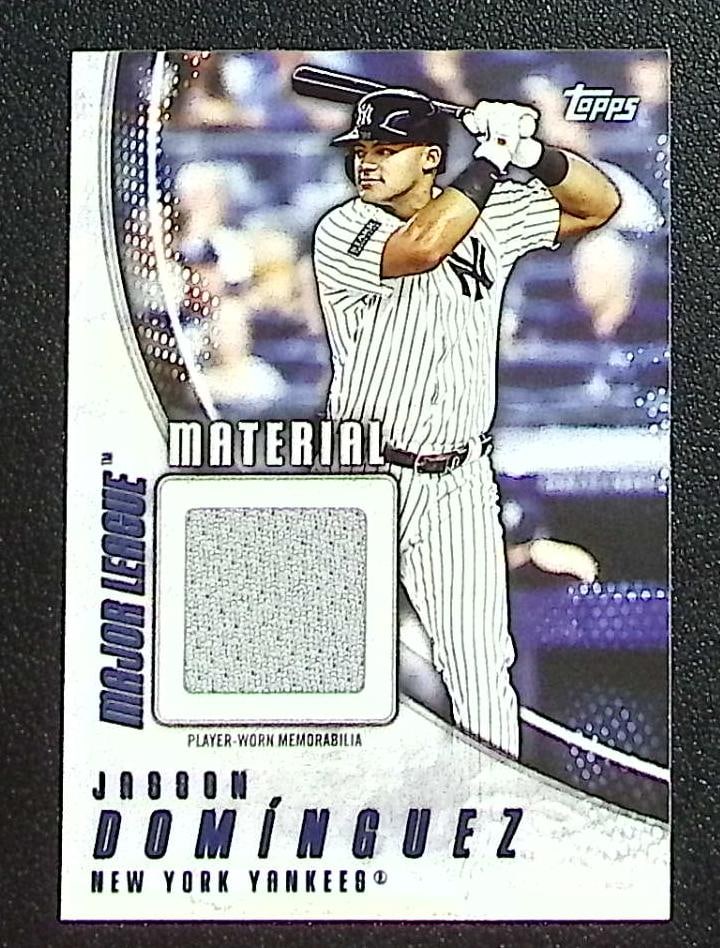 Jasson Dominguez Player Worn Patch 2025 Topps #MLM-JD New York Yankees: Topps Baseball MLB Trading & Sports Cards, Sports Cards for Sale Near Me, World Series & Hall of Fame Players Memorabilia, Refractors, X-Fractors, Numbered, SP, SSP, Valuable Auction Memorabilia Lots 