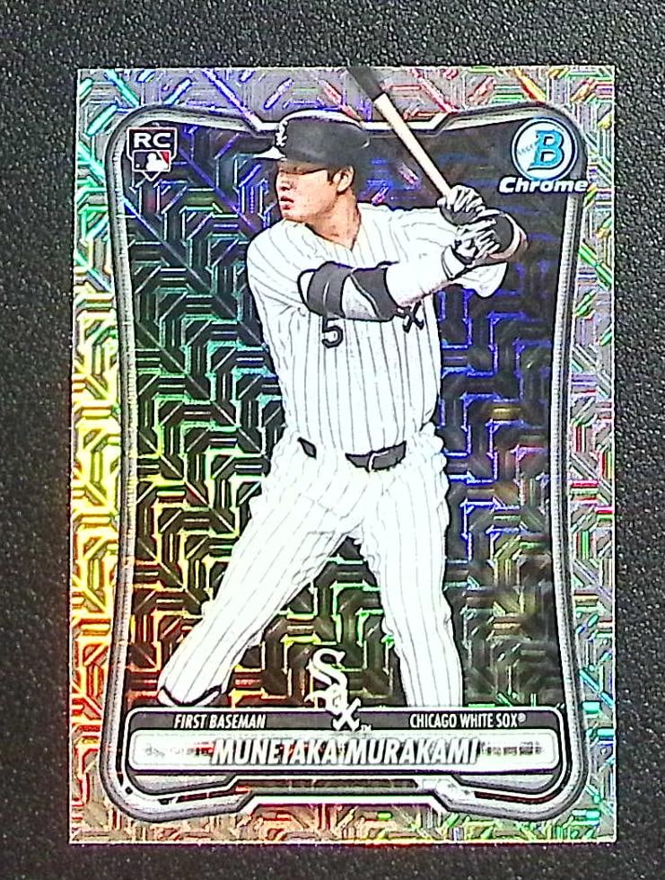 Munetaka Murakami Rookie Card Mojo Refractor 2026 Bowman Chrome #9 White Sox (1 of 2)