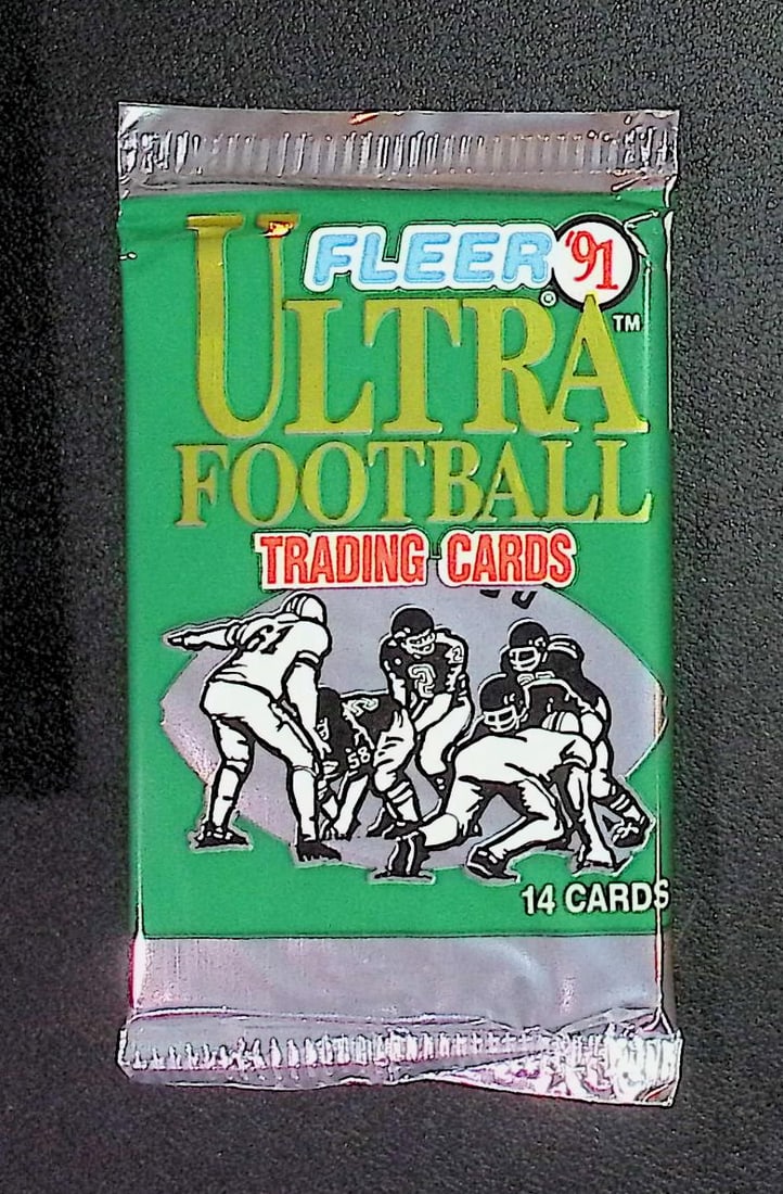 1991 Fleer Ultra Vintage Football Cards Retail Box Pack Sports Cards Rookie Cards: Fleer Vintage Football NFL Trading & Sports Cards, Superbowl Memorabilia, Old Sports Cards for Sale Near Me, Emmitt Smith, Dan Marino, Joe Montana, John Elway, Valuable Auction Memorabilia Lots for Sa