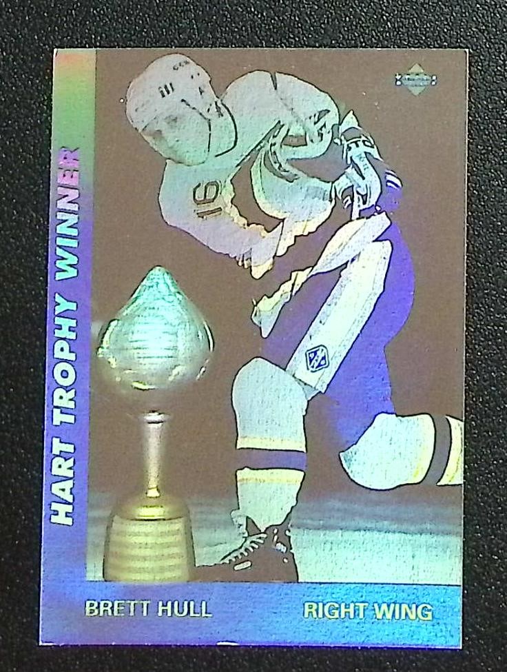 Brett Hull Hologram 1991-92 Upper Deck #AW3 St. Louis Blues: Upper Deck NHL Hockey Trading & Sports Cards, Sports Cards for Sale Near Me, Stanley Cup & Hall of Fame Players, Valuable Auction Memorabilia Lots for Sale On Line
