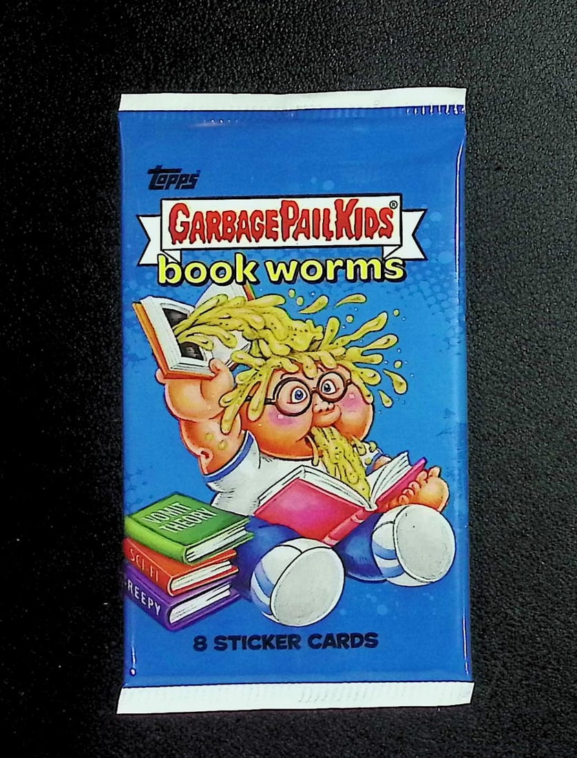 2022 Gargage Pail Kids Bookworms Mega Box Pack: Numbered Cards, Wave Parallels, Topps Trading Cards Sold on Line, Auction Lots for sale on line, Trading Card Stickers