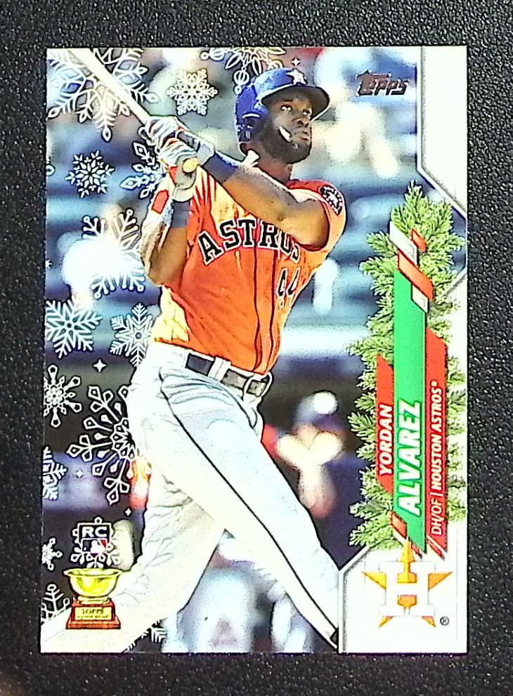 Yordan Alvarez Rookie Card 2020 Topps Holiday #HW105 Houston Astros: Pokemon Trading Card Game Cards, Charizard, Pikachu, Mewtwo, Reverse Holo, Holo Rare, Secret Rare Cards, Full Art Cards, Eevee, Ultra Rare Card, Illustration Rare, Special Illustration Rare SIR