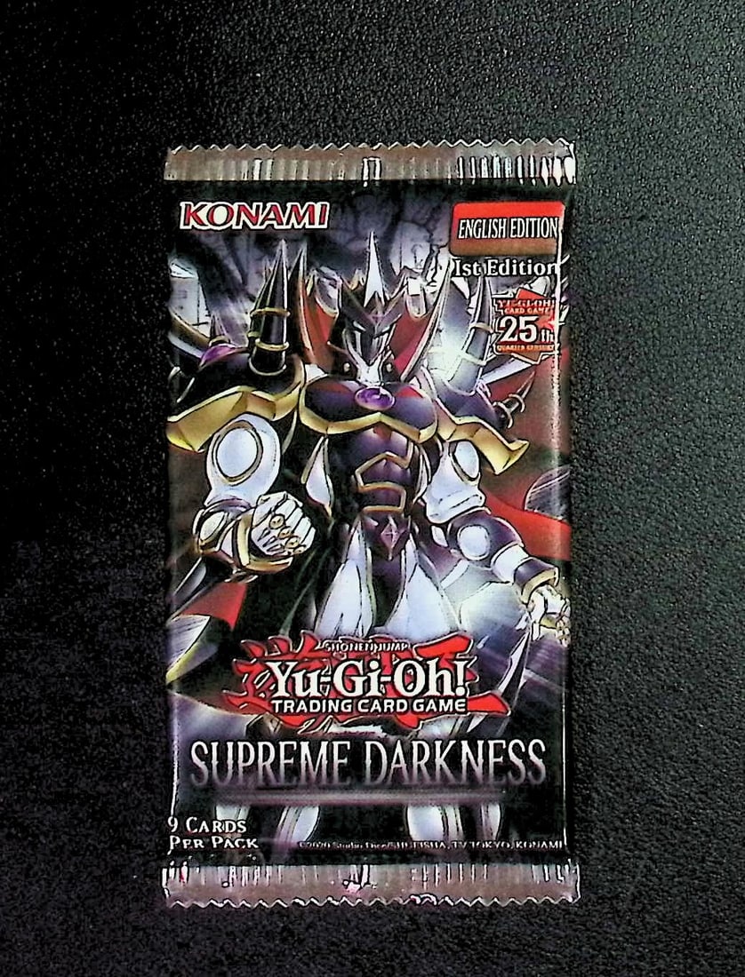 2020 Konami Yu-Gi-Oh! Supreme Darkness - English 1st Edition - 25th Anniversary: Yu Gi Oh TCG, Yugioh 25th Anniversary Trading Card Game, Trading Card Games for Sale Near Me, Auction Lots for Sale On Line, Attack, Spell, Defend