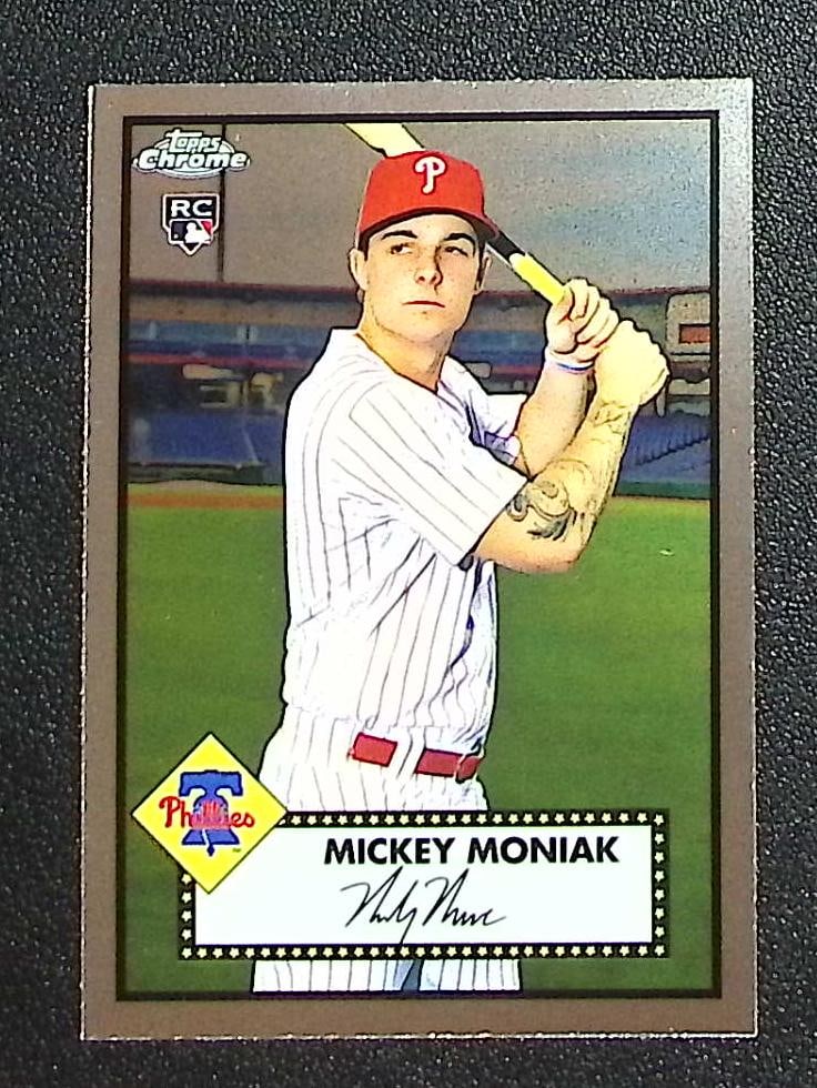 Mickey Moniak Rookie Card 2021 Topps Chrome Platinum Anniversary #77 Phillies, Rockies: Topps, Bowman, & Fanatics Baseball MLB Trading & Sports Cards, Sports Cards for Sale Near Me, World Series & Hall of Fame Players Memorabilia, Refractors, X-Fractors, Numbered, SP, SSP, Valuable Aucti