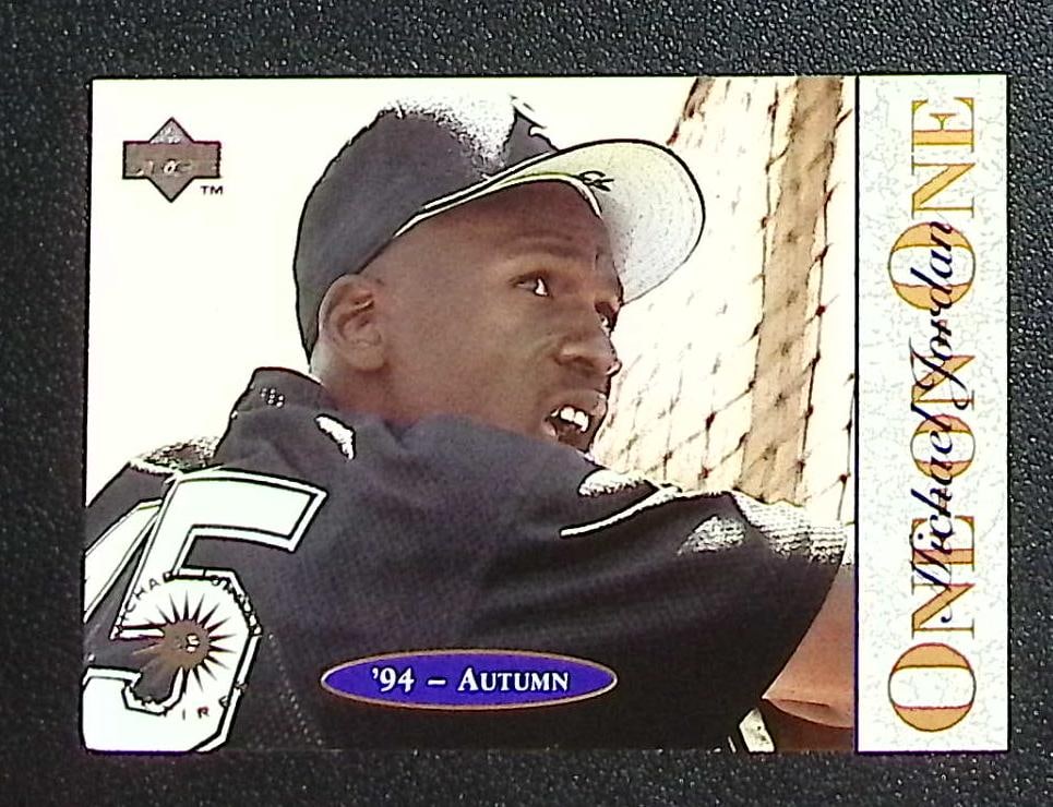 Michael Jordan One on One 1995-96 Upper Deck #9 Chicago White Sox: Upper Deck Baseball MLB Trading & Sports Cards, Old Sports Cards for Sale Near Me, Auction Memorabilia Lots for Sale On Line, World Series & Hall of Fame Players