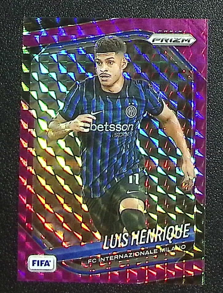 Luis Henrique Purple Mosaic Prizm /135 2025-26 Panini Prizm FIFA Soccer #83 (1 of 2)