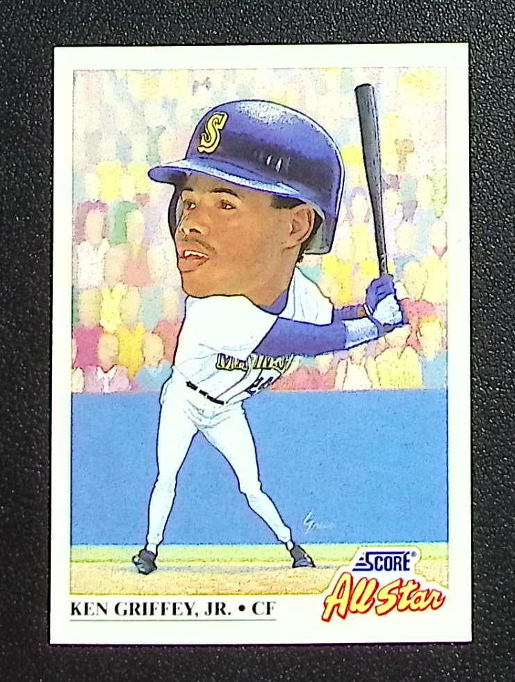 Ken Griffey Jr. 1991 Score #396 Seattle Mariners: Upper Deck Baseball MLB Trading & Sports Cards, Old Sports Cards for Sale Near Me, Auction Memorabilia Lots for Sale On Line, World Series & Hall of Fame Players
