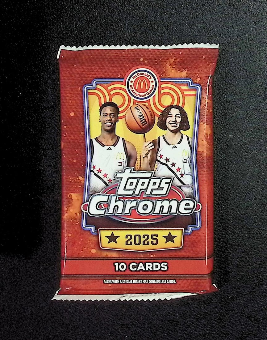 2025 Topps Chrome McDonald's All American Basketball Mega Box Packs: Topps Chrome Basketball NBA Trading & Sports Cards, Auction Lots for Sale on Line, Sports Cards for Sale Near Me