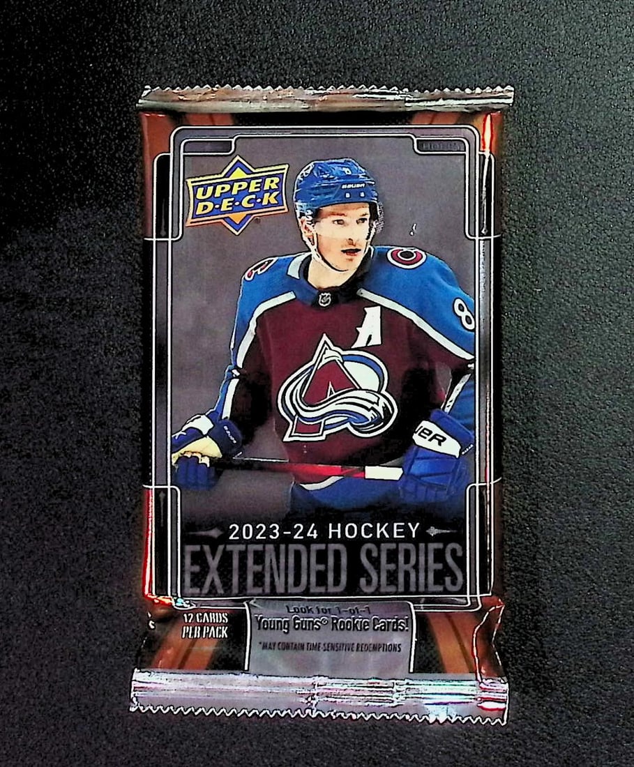 2023-24 Upper Deck EXTENDED SERIES Hockey Card HOBBY BOX PACK - Connor Bedard Rookie Card: Upper Deck Hockey NHL Trading & Sports Cards, Sports Cards for Sale Near Mr, Auction Memorabilia Lots For Sale on Line, Base Retro Variation Cards NHL Trading Cards Stanley Cup Connor McDavid Alex Ove