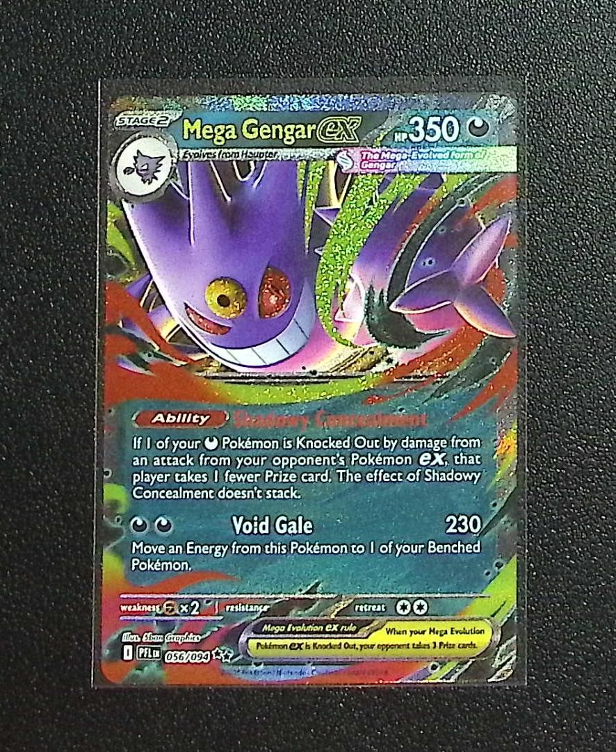 Pokemon Phantasmal Flames Mega Gengar Ex #56: Pokemon Trading Card Game Cards, Charizard, Pikachu, Mewtwo, Reverse Holo, Holo Rare, Secret Rare Cards, Full Art Cards, Eevee, Ultra Rare Card, Illustration Rare, Special Illustration Rare SIR