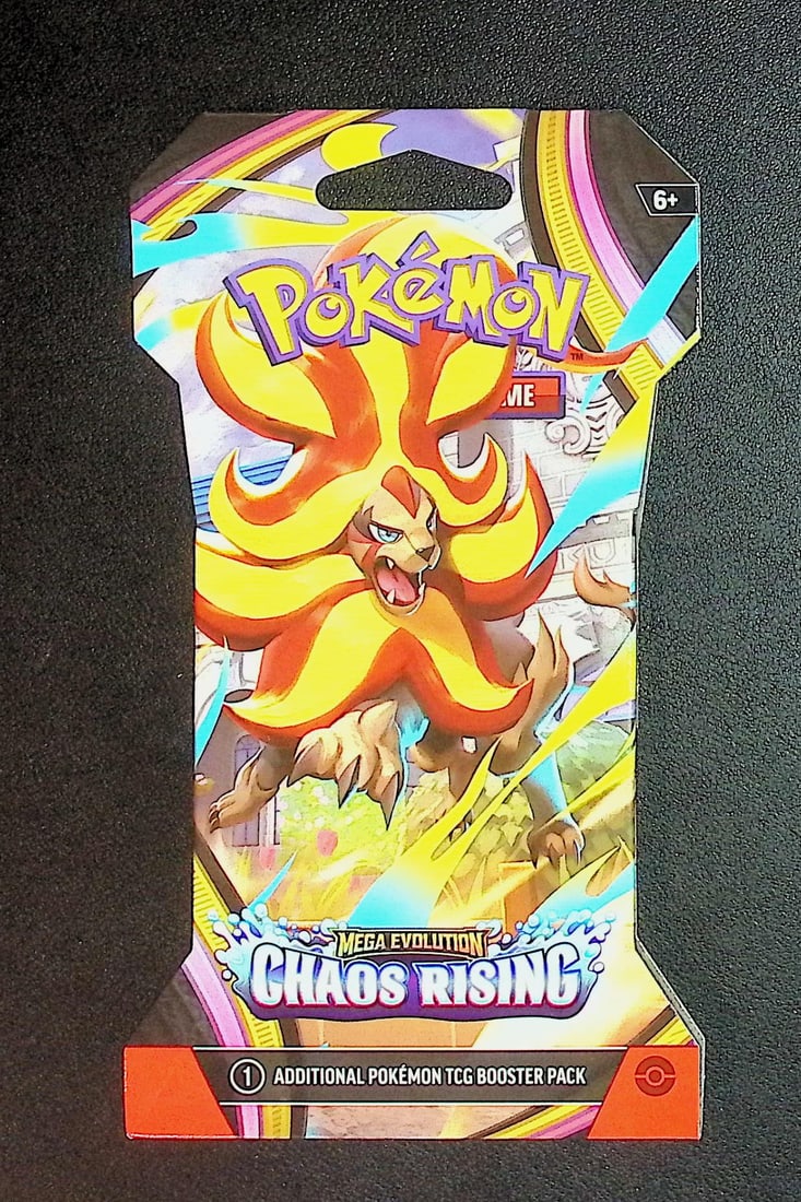 2026 Pokemon Chaos Rising 10 Card Booster Pack Charizard Pikachu Holo Rare Cards (1 of 1)