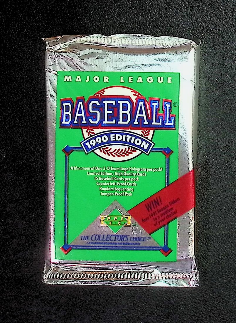 1990 Upper Deck Collector's Series Vintage Baseball Card Retail Box Pack- MLB Sports Trading Card (1 of 1)