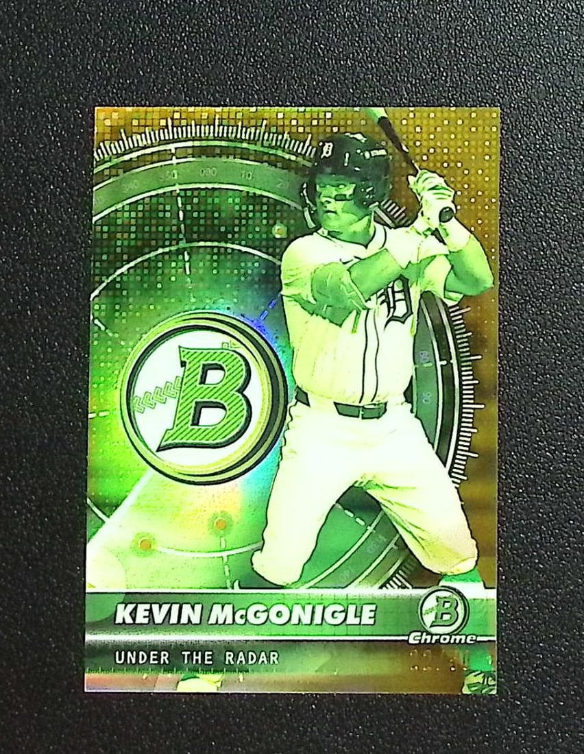 Kevin McGonigle Under the Rader Gold Refractor /50 2026 Bowman Chrome #UR-1 Tigers (1 of 2)
