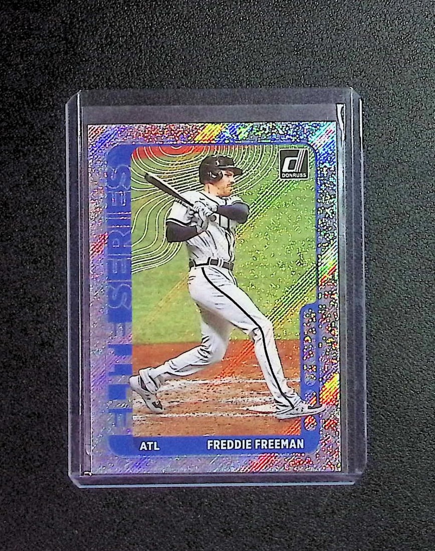Freddie Freeman Rapture Elite Series 2021 Donruss #ES10: Donruss Baseball MLB Trading & Sports Cards, Sports Cards for Sale Near Me, Prizm, Mosaic, Select, SP, SSP, Auction Memorabilia Lots for Sale On Line, World Series & Hall of Fame Players, Diamond King