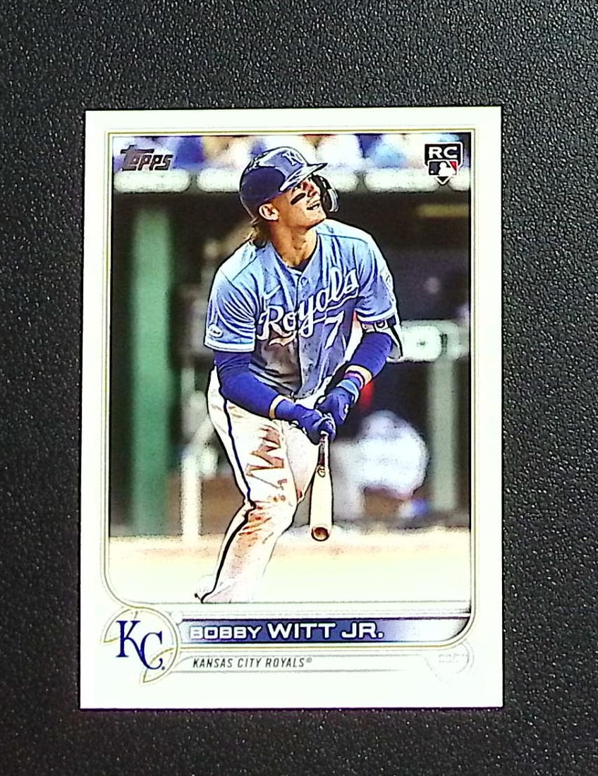 Bobby Witt Jr. Rookie Card 2022 Topps Update #US100 Kansas City Royals: Topps Baseball MLB Trading & Sports Cards, Sports Cards for Sale Near Me, World Series & Hall of Fame Players Memorabilia, Refractors, X-Fractors, Numbered, SP, SSP, Valuable Auction Memorabilia Lots 