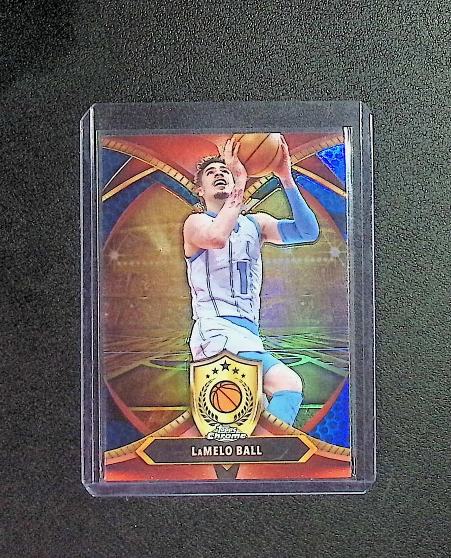 LaMelo Ball Ball of Duty Blue Basketball 2024-25 Topps Chrome #BOD-11 Hornets (1 of 2)