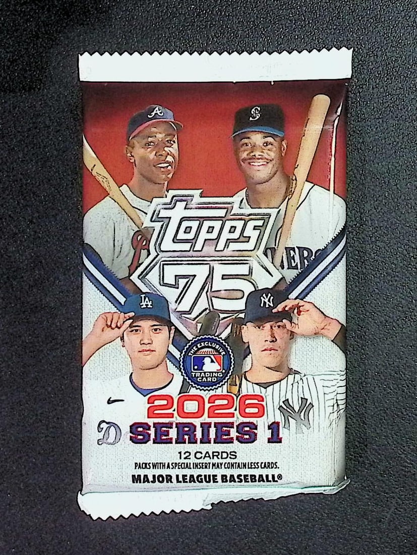 2026 Topps Series 1 Baseball 75th Anniversary BLASTER BOX PACK (1 of 1)