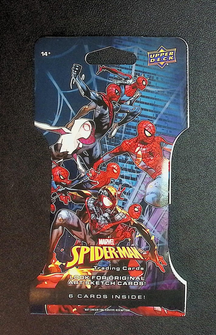 2024 Upper Deck Marvel Spiderman Sleeved Pack - Look for Art Sketch Originals (1 of 1)