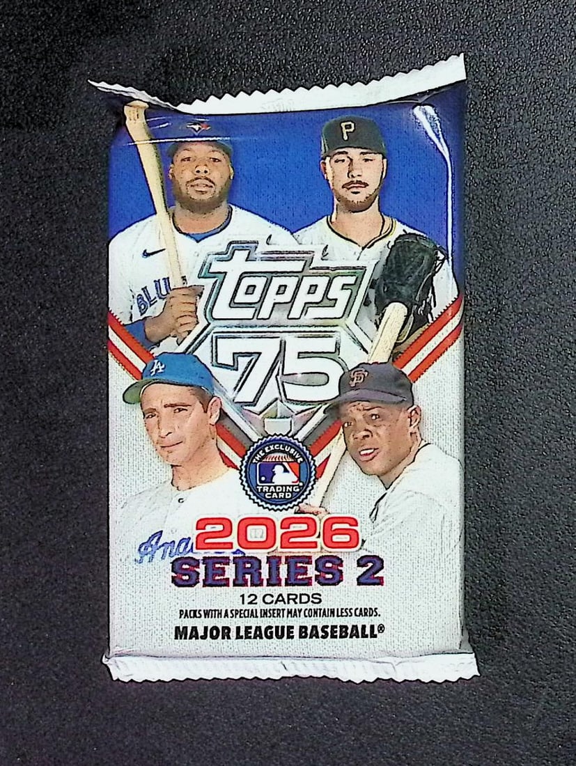 2026 Topps Series 2 Baseball 75th Anniversary BLASTER BOX PACK (1 of 1)