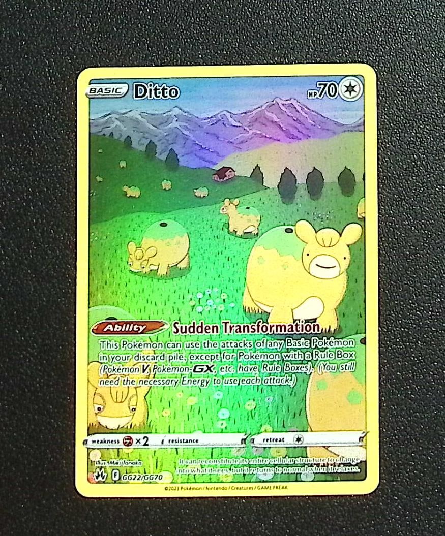 Pokemon Crown Zenith Galarian Gallery Ditto #GG22 (1 of 2)