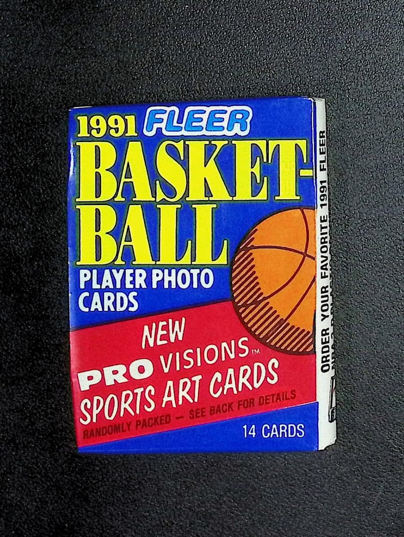 1991 Fleer Series 1 Vintage Basketball Cards Retail Box Pack New Factory Sealed (1 of 1)
